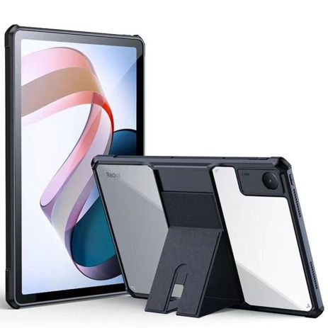 TPU+PC чехол Xundd Stand c усиленными углами для Xiaomi Redmi Pad SE (11") Черный