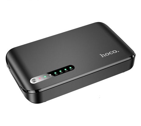 ИБП (USP) для роутера Hoco DB62 UPS (20000mAh/18W/1USB/1TypeC/5/9/12v/POE 15-24V/LED) black