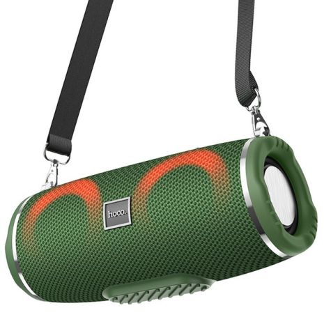 Акустика HOCO HC12 Sports BT speaker IPX4 |BT5.0, USB/AUX/TF/FM, 2h| green