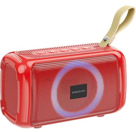 Акустика BOROFONE BR17 Cool Sports BT speaker |BT5.1, TWS, AUX, FM, TF, USB, 4Hours, 5W| red