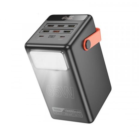 Повербанк Hoco DB03 Max Centurion 65W fully compatible PB/Lamp/100000mAh Black