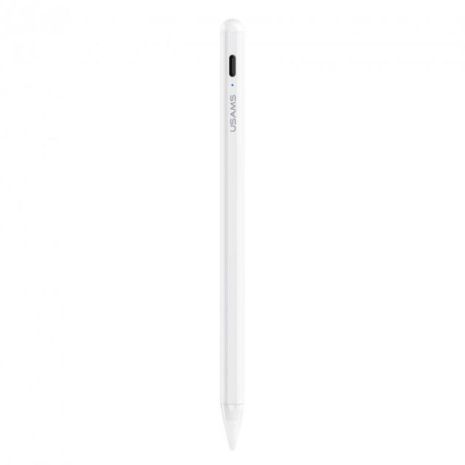 Стілус Usams US-ZB223 Tilt-sensitive Active Touch Capacitive for iPad White