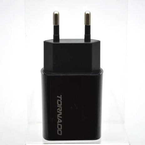 Зарядний пристрій 2in1 Tornado TD-14 1USB Type-C Black