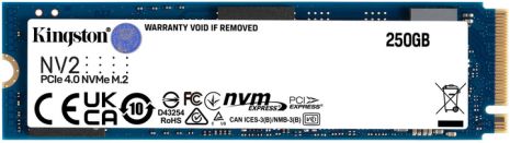 SSD M.2 Kingston NV2 250GB NVMe 2280 PCIe 3.0 x4 3D NAND