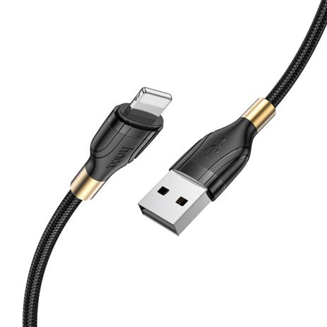 USB Кабель HOCO U92 USB - Lightning (1.2М) черный