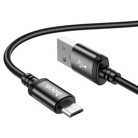 USB Кабель HOCO X89 USB - MicroUSB чорний