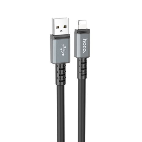 USB Кабель HOCO X85 USB - Lightning (1М) черный