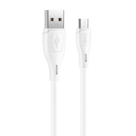 USB Кабель HOCO X61 USB - MicroUSB (1М) белый