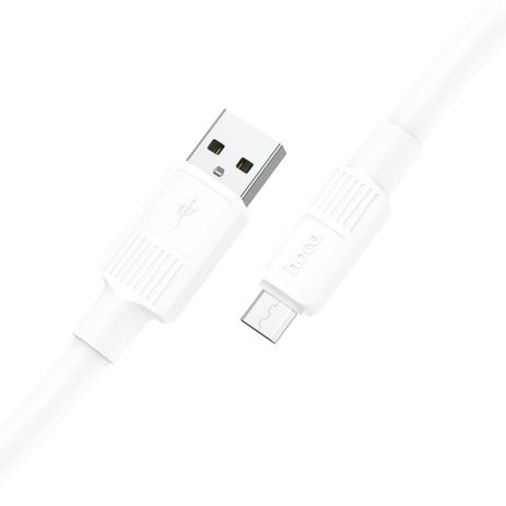 Кабель Hoco X84 USB to MicroUSB 1m білий