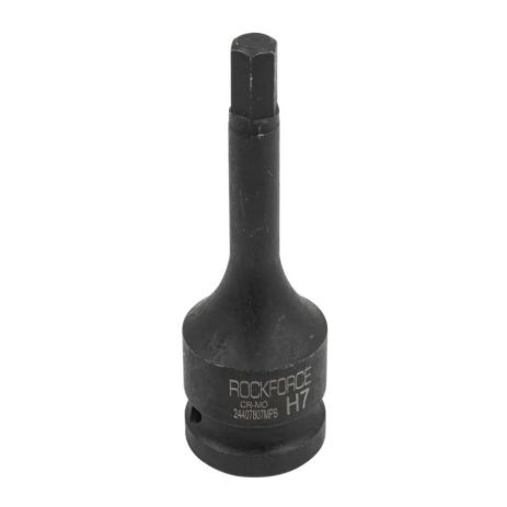 Головка-біта 6-гранна ударна 7мм, 1/2" ROCKFORCE RF-24407807MPB