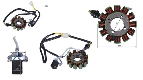 Статор генератора на мотоцикл CG300