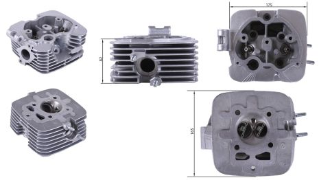 Головка циліндра на мотоцикл CG 250