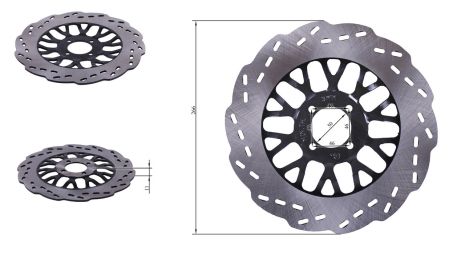 Диск гальмівний передній мотоцикл Shineray XY200GY-9А