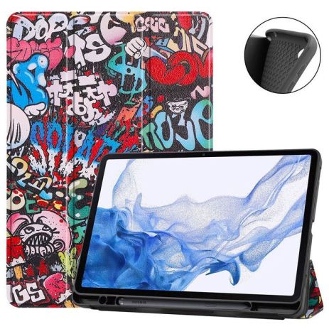 Чехол Gum Spen Print Samsung Galaxy Tab S6 lite P610 P615 Graffiti