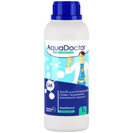 Средство для снижения жесткости воды AquaDoctor SM StopMineral 1 л