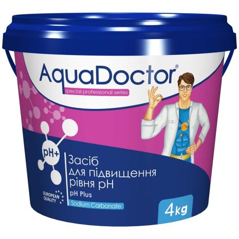 AquaDoctor pH Plus 4 кг | Ph плюс для бассейна