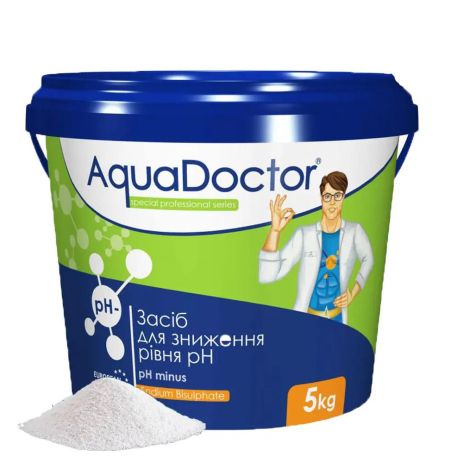 AquaDoctor Ph минус 5 кг | Средство для понижения уровня pH бассейна в гранулах