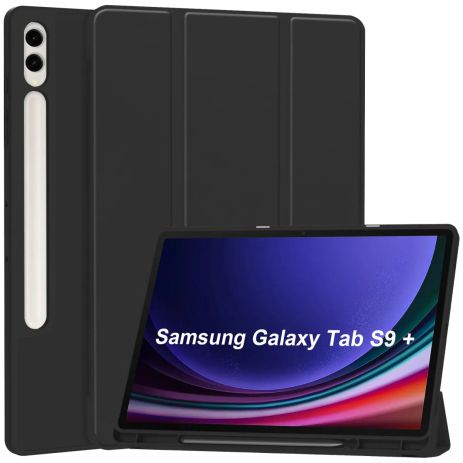 Чохол із Slot for Stylus для Samsung Galaxy Tab S9+ / S9+ FE / S10+ 12.4" Чорний