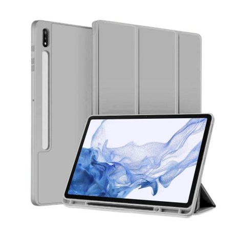 Чехол with Slot for Stylus для Samsung Galaxy Tab S7 FE 12.4" / S7+ / S8+ Серый