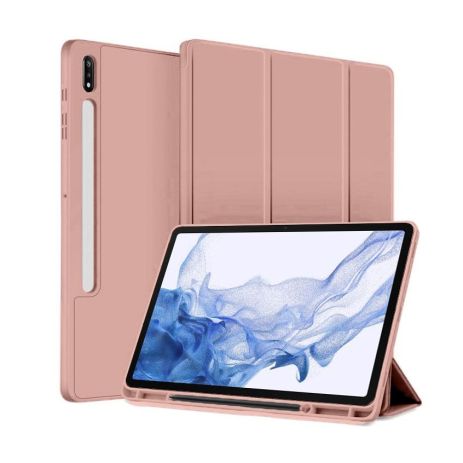 Чехол with Slot for Stylus для Samsung Galaxy Tab S7 FE 12.4" / S7+ / S8+ Розовый