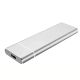 Карман для SSD M.2 NGFF USB3.1 SATA 6Gbps, Type-C, Metal, Silver