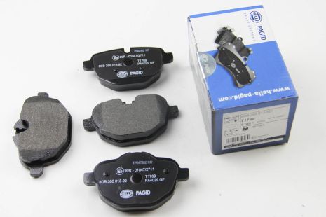 Колодки задние тормозные BMW 5 F10 2009-2016, G30 2016, X3 F25 2010-2017, G01 20, HELLA PAGID (8DB35