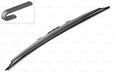 Щітка склоочисника каркасна Bosch Twin Spoiler 600 мм (24), BOSCH (3397004592)