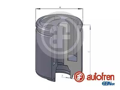 Поршень заднего суппорта (52mm 64,9mm) Iveco Daily III, Daily IV, Daily V, Daily VI Ford Transit VW