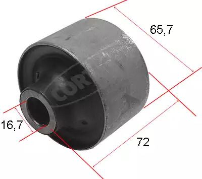 Сайлентблок переднего рычага Transit (V184) 00- (задний/большой), CORTECO (80000478)