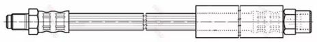 Шланг тормозной BMW, RENAULT передн. TRW (PHB177)