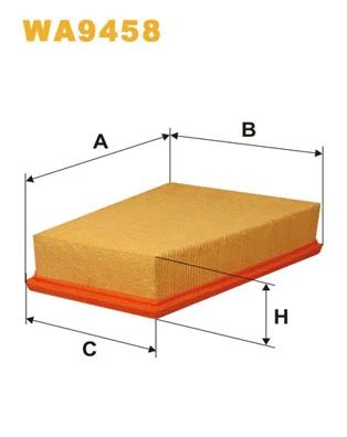 Фильтр воздушный NISSAN NV250, RENAULT KANGOO, WIX FILTERS (WA9458)