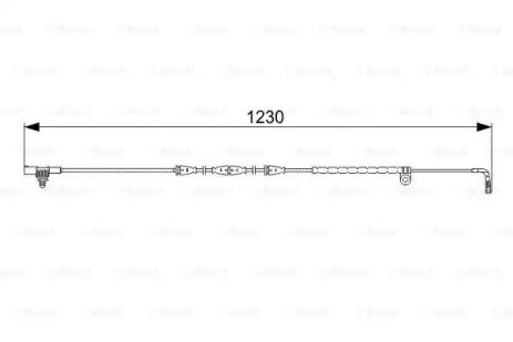 Датчик зношування колодок передн. Range Rover Sport LS BOSCH (1987473022)