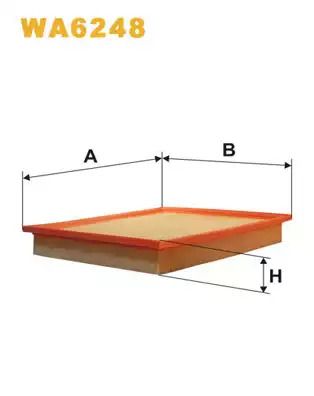 Фильтр воздушный BMW 5, WIX FILTERS (WA6248)