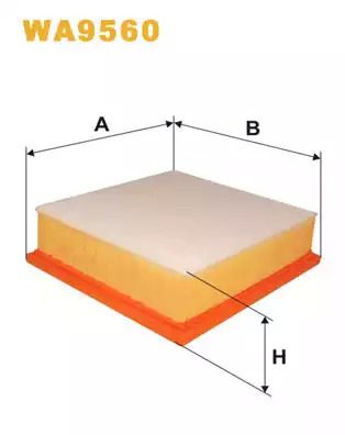 Фильтр воздушный OPEL COMBO, WIXFILTRON (WA9560)