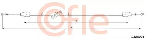 Трос ручного тормоза средний VITO/VIANO (база 3200) 10- (2753/1686), COFLE (1ME004)