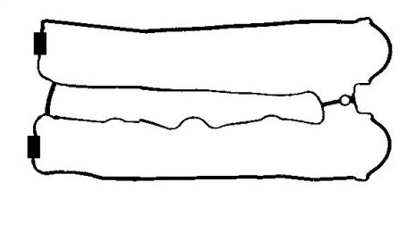 Прокладка клапанной крышки Astra F/G/Vectra B 1.8/2.0 и 16V, BGA (RC0373)