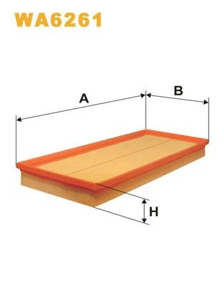 Фильтр воздушный BMW 3, WIX FILTERS (WA6261)