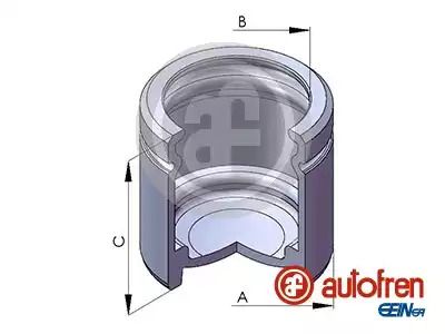 Поршень переднего суппорта Doblo 10-/Connect 13-/T4/A4/A5/BMW 3/Focus/Kuga/Megane III 57x55.5mm AUTO