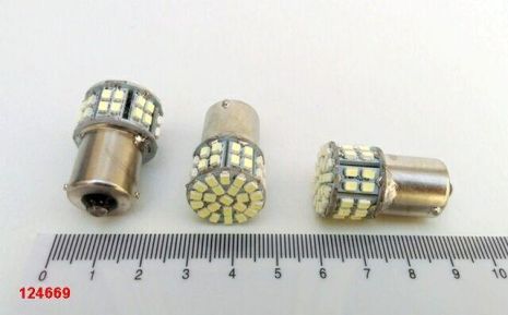 Лампа світлодіод с/ц 12V P21W 1156 50SMD (12 х 06) біла