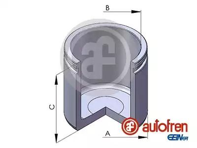 Поршень переднего суппорта Jumpy/Scudo 00-06/Megane I/Scenic II 60x53,15, AUTOFREN (D02576)