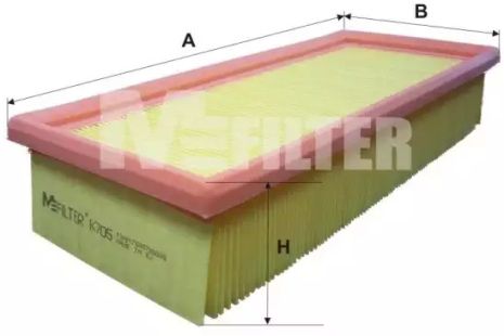 Фильтр воздушный RLaguna/Safrane/Espace 2.2 TD 96-, M-FILTER (K705)