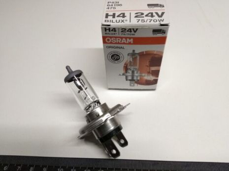 Лампа OSRAM H4 24v 75/70-43 Halogen (64196) 1 шт.