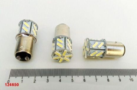 Лампа світлодіод с/ц 12V P21/5W 1157 18SMD (70 х 14) біла