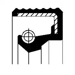 Сальник 13,0X26,0X7,0 FKM, CORTECO (01036702B)