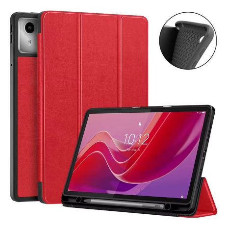 Чехол Gum Active Pen slot Lenovo Tab M11 TB330 / Xiaoxin Pad 2024 TB331 Red