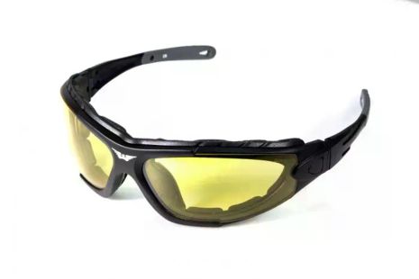 Захисні окуляри фотохромні Global Vision Shorty Photochromic (yellow) Anti-Fog, жовті