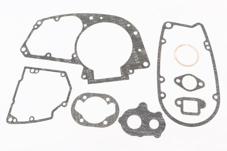 Прокладки двигателя 12V, к-кт 8 деталей, (паронит, медь)