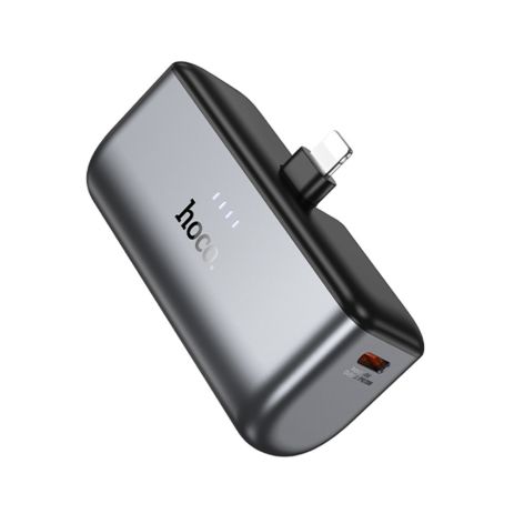 Повербанк Hoco Q31 5000mAh PD 20W + кабель Lightning black