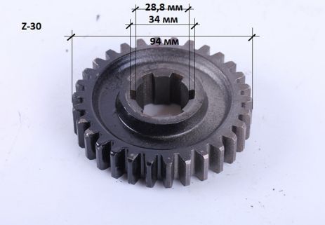Шестерня переходного редуктора фрезы ТАТА Z-30