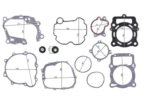 Прокладки комплект мотоцикл CG300